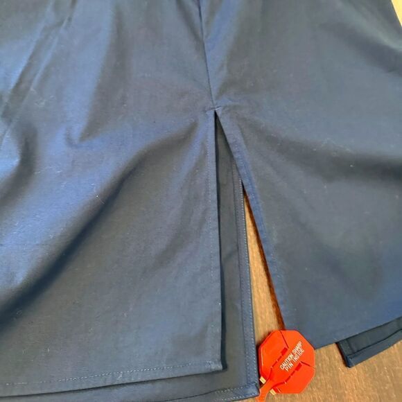 Tory Burch Navy 3/4 Sleeve Embellished Tunic cotton Blouse Size 2, NWT - Picture 5 of 7